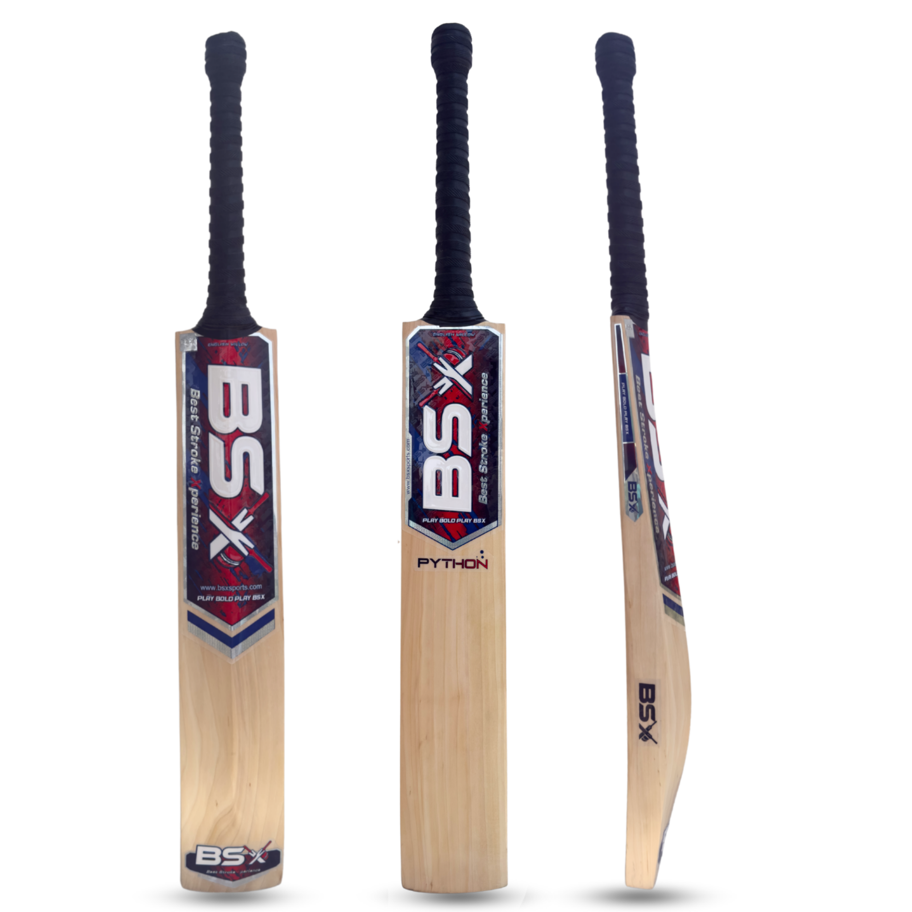 English Willow Cricket Bat - PYTHON