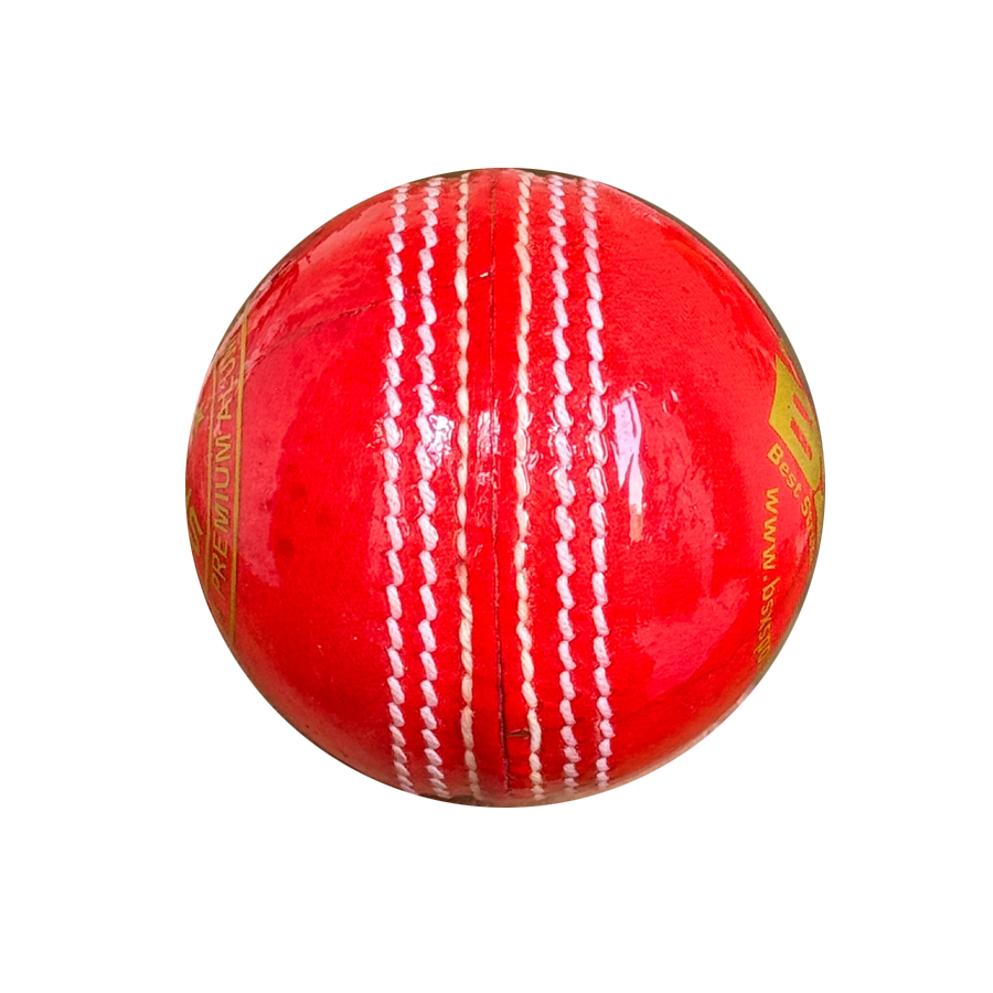 4 Piece Leather Cricket Ball - The Spark Red (Box of 6 balls)