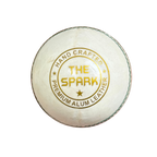 4 Piece Leather Cricket Ball - The Spark White (Box of 6 balls)