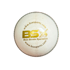 4 Piece Leather Cricket Ball - The Spark White (Box of 6 balls)